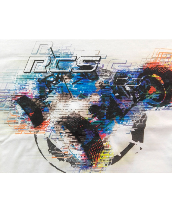 Limited Edition RC Tee - Trace Multi White
